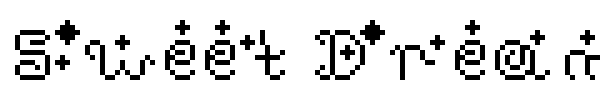 Sweet Dreams font preview